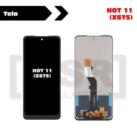 Tela frontal ORIGINAL CHINA celular INFINIX modelo HOT 11 X675 Película para Celular