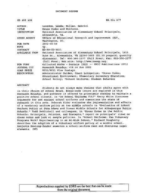 ERIC ED465198 ED 465 198 DOCUMENT RESUME EA 031 677 AUTHOR TITLE