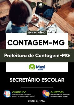 Apostila Prefeitura De Contagem Mg Maxi Educa