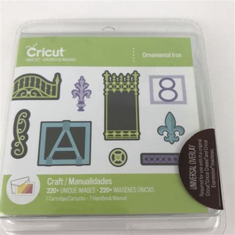 Cricut Cartridge Image Set Ornamental Iron New 220 Unique Images Nip