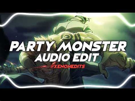 Party Monster The Weeknd Edit Audio Youtube