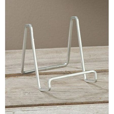 6" Silver Metal Square Wire Stand Plate Book Easel Display Holder - Walmart.com