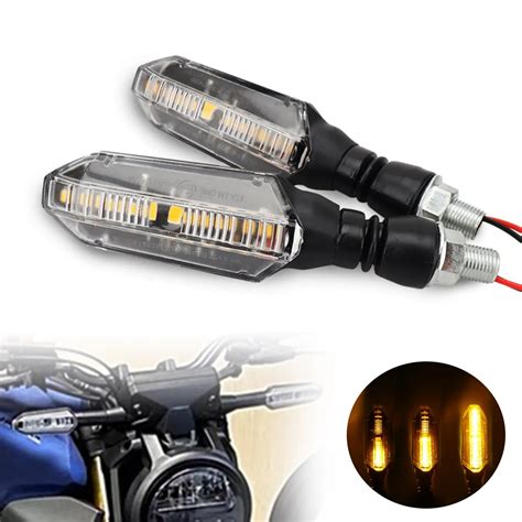 2 Unidades De Luces LED De Se Al De Giro De Motocicleta Indicador De Se