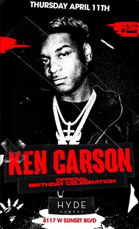 Ken Carson birthday celebration this Thursday : r/kencarson