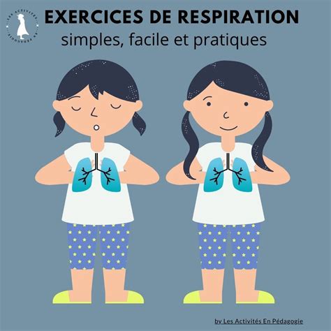 Les activités en pédagogie Exercice de respiration Pédagogie