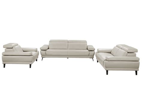 Mercer Modern Leather Sofa By Beverly Hills Mig Furniture