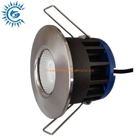 3CCT Brushed Steel Bezel 5W 6W 7W 8W 10W COB LED Down Light Lamp