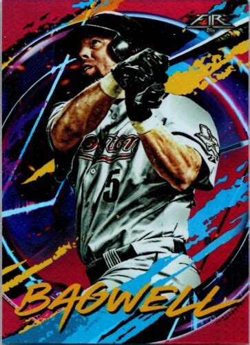 Topps Fire Red Foil Jeff Bagwell Houston Astros Baseball Cards Mlb