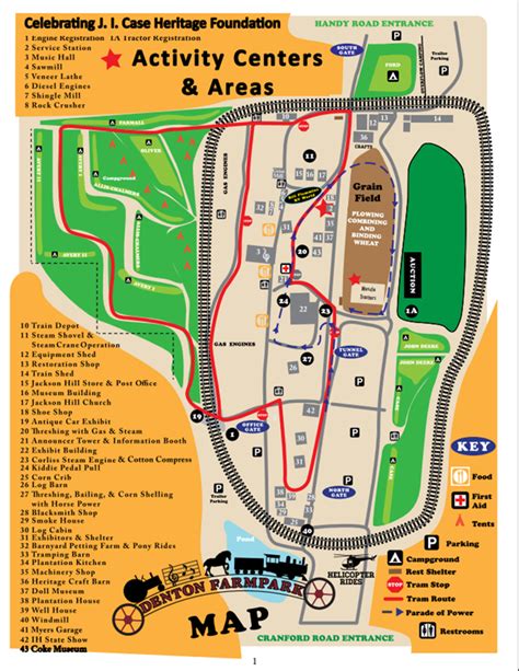 Map Denton Farmpark