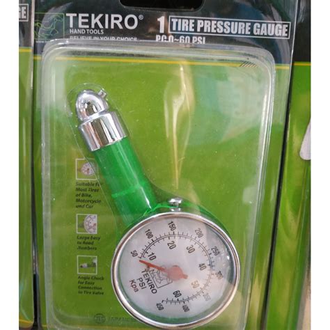 Jual TEKIRO ALAT UKUR TEKANAN ANGIN BAN 0 60 PSI TIRE PRESSURE