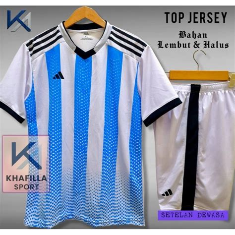 Jual Jersey Setelan Baju Bola Dewasa Jersey Futsal Badminton Olahraga