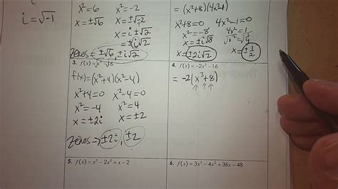 Lesson On Complex Zeros Of Polynomials Youtube