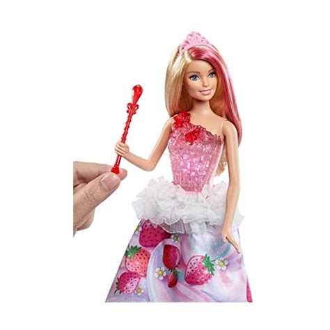 Barbie Dreamtopia poupée princesse Bonbons Sons et Lumières Blonde