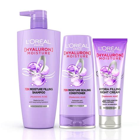 Loreal Paris Hyaluron Moisture 72h Hydration Kit Shampoo 640ml