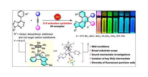 Rhodium III Catalyzed Synthesis Of Diverse Fluorescent Polycyclic