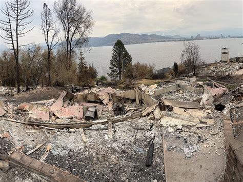 On Emotional Tours Residents Return To West Kelowna To View The Ashes