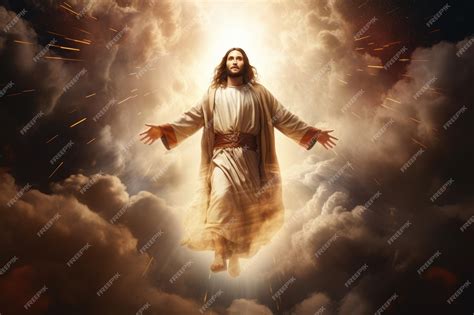 Premium Photo Second Coming Of Jesus Christ Ascension Of Jesus In