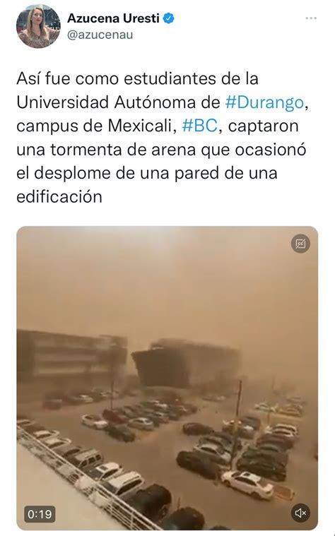 Tormenta de arena en Mexicali muestran las apocalípticas imágenes