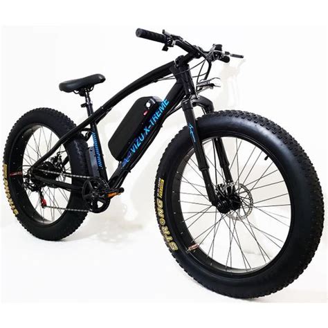 Bicicleta elétrica fat bike aro 26 vizu x treme e bike motor 500w