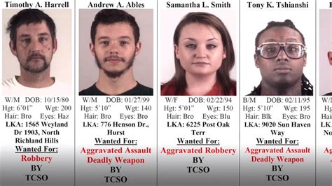 Video Tarrant County S 10 Most Wanted Criminals July 27 Fort Worth