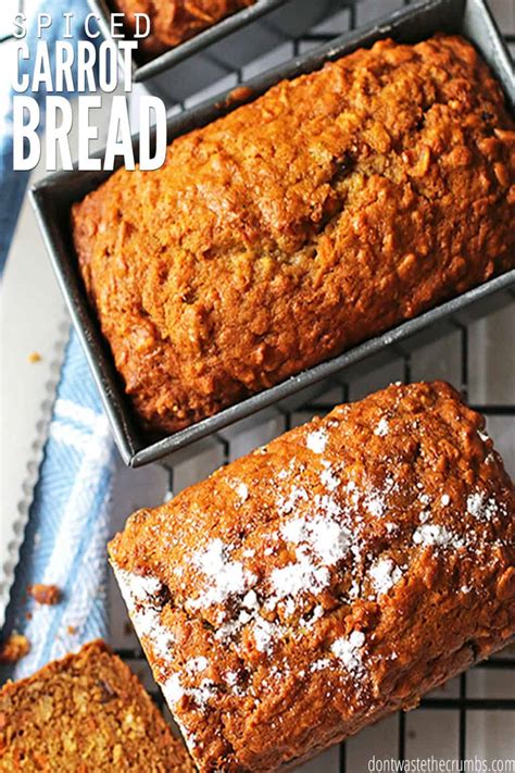 Spiced Carrot Bread Breakfast Dessert Recipe Video