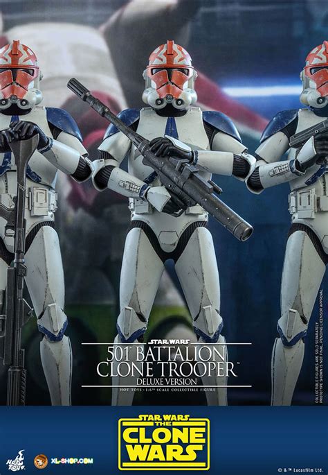 Hot Toys TMS023 Star Wars The Clone Wars 1 6th Scale 501st Battalion Clone Trooper