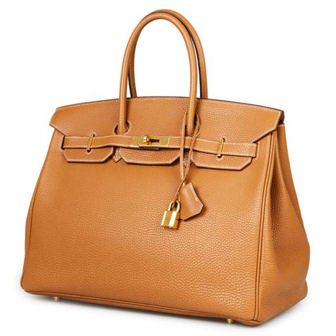 Birkin Hermes Gold Occasion Certifi E Authentique