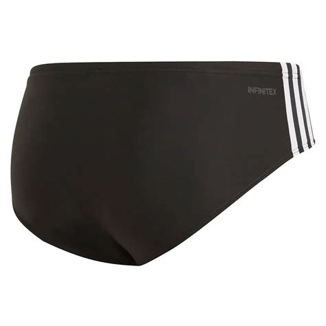 Adidas Infinitex Fitness 3 Stripes Swimming Brief Black Swiminn