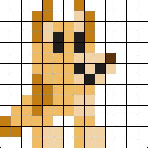 Bingo Heeler Perler Bead Pattern Bead Sprites Characters Fuse Bead