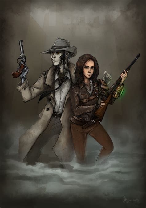 Artstation Jane And Nick Valentine From Fallout 4