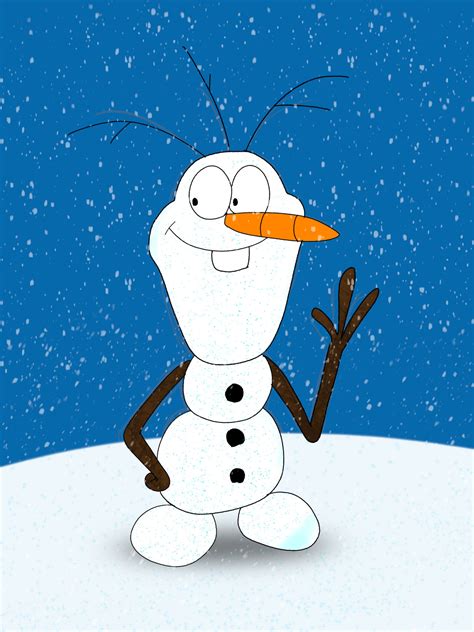 Olaf the snowman by D4nnyBoi on DeviantArt