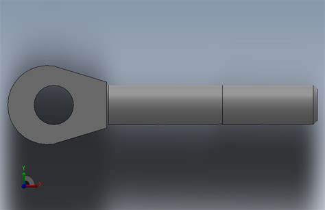 活节螺栓 M30×200 Solidworks 2018 模型图纸下载 懒石网