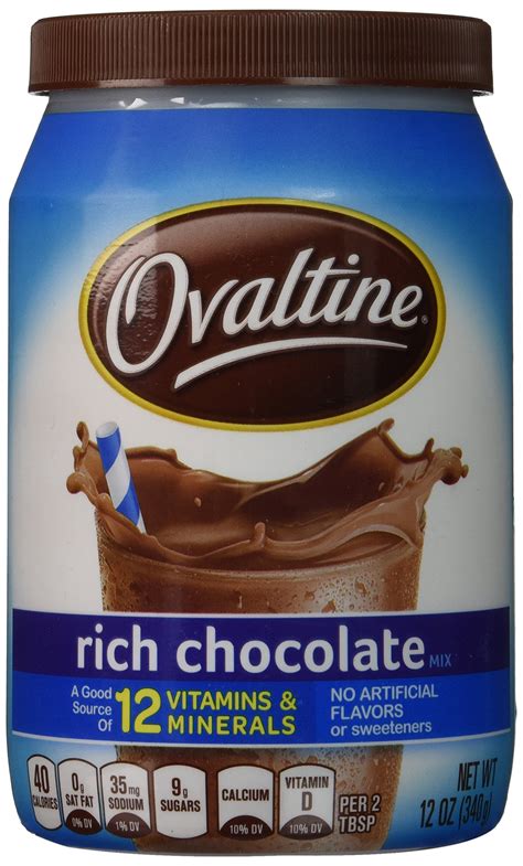 Nestle Ovaltine Chocolate Rich Chocolate Mix Oz