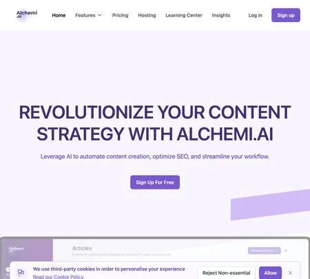 Alchemi Ai Tool Info Reviews Alternatives Sayhi Ai