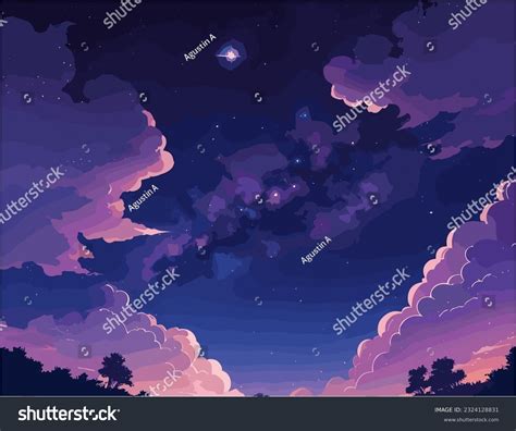 Night Sky Clouds: Over 116,189 Royalty-Free Licensable Stock Vectors & Vector Art | Shutterstock