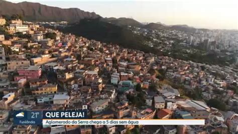 Vídeo Moradores do Aglomerado da Serra continuam sem água MG1 G1