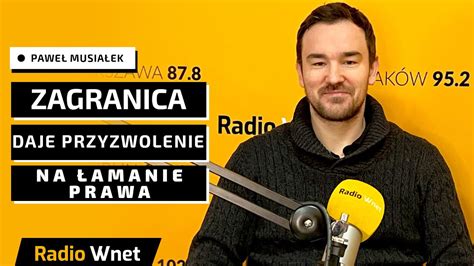 Musiałek Nowa władza nie ma za wiele wspólnego z praworządnością Jest