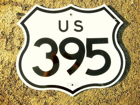 Us Route 395 Interstate Highway Freeway Sign Authentic 74499237