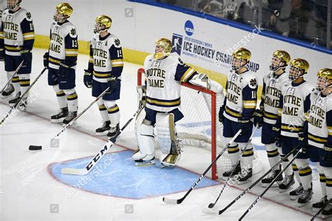 Notre Dame Hockey Team Stands National Editorial Stock Photo - Stock ...