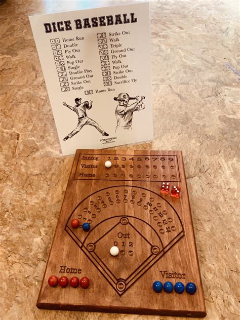 Baseball Dice Game Printable Printable Word Searches