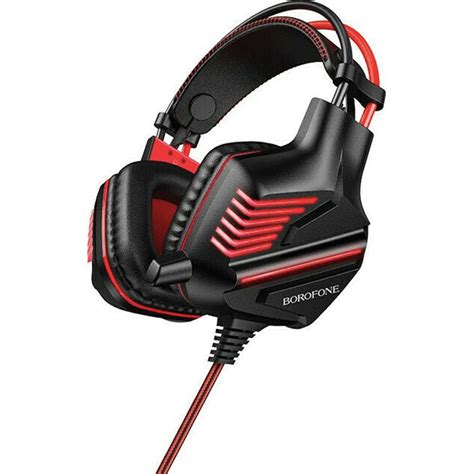 ᐉ GAMING ყურსასმენი BOROFONE BO101 RED | YURSASMENI MIKROPONIT