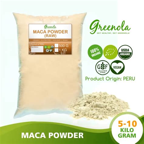 Greenola Organic Maca Powder Bulk Kgs Lazada Ph