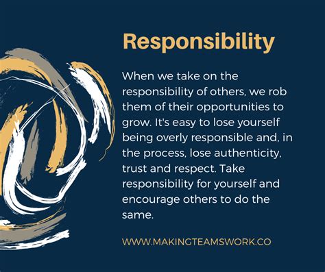 Personal Responsibility 
