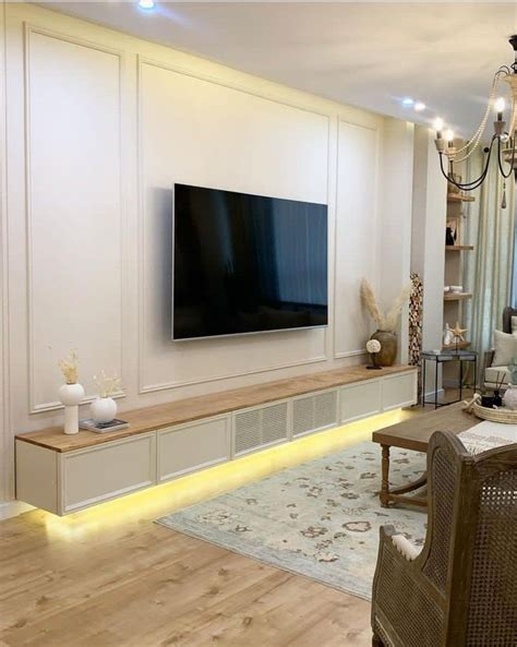 Tv Unit ldea tv wall unit with shelves tv wall unit diy tv | Tv wall unit, Wall unit decor, Wall ...