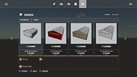 FS19 Placeable Sheds ModPack V1 0 Farming Simulator 19 Mods FS 19