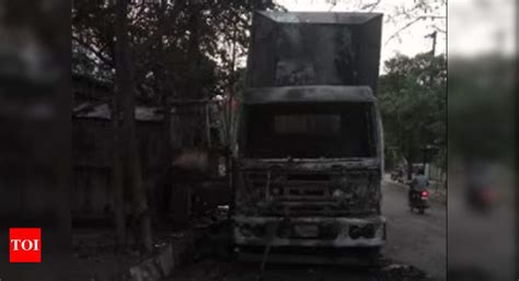 Two Burnt Alive As Truck Catches Fire In Telangana Hyderabad News