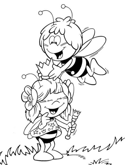 Coloring Page Tv Series Coloring Page Maya The Bee | PicGifs.com