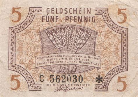 Pfennig Rheinland Pfalz Coins Of Germany