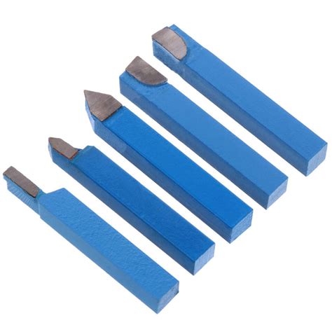 5pcs Lathe Parting Tool Carbide Tipped Hole Wood Turning Lathe Lathe