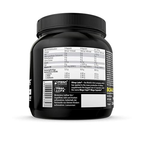 Olimp BCAA 1100 Mega Caps - 300 Stk. - Schanzenfit